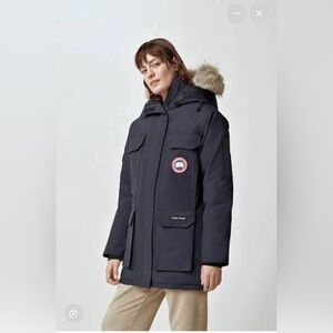 Canada Goose Expedition Parka – Navy Brand New Full Set Fur Trim winter jacket
